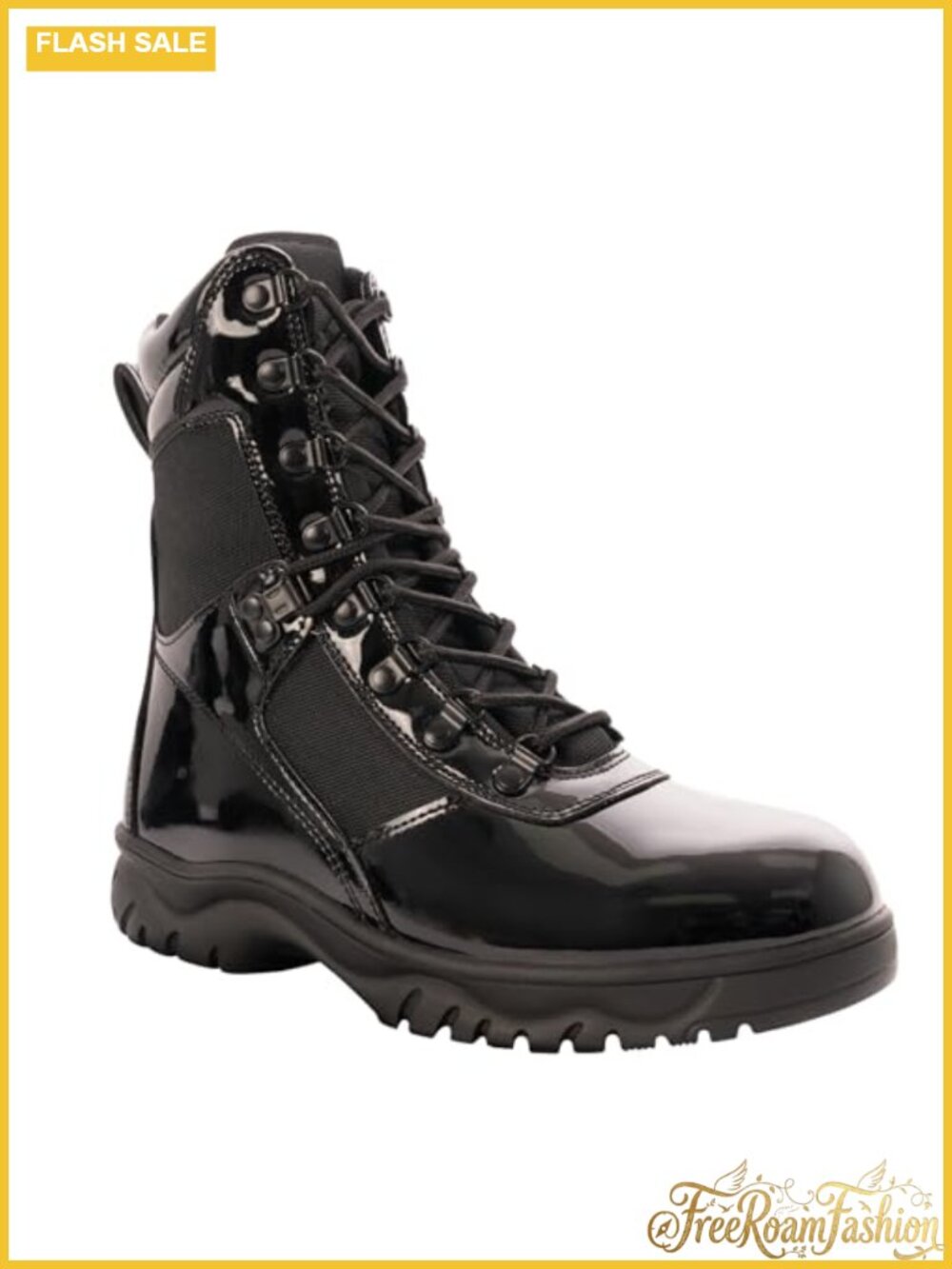 Rothco Forced Entry 8 Inch Side Zip Tactical Boots Nylon Upper Slip Resistant